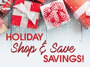 Holiday Shop & Save savings