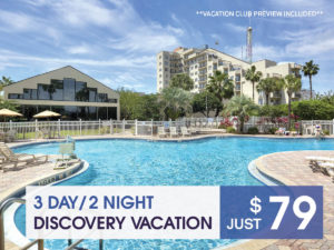 3 Day/ 2 Night Discovery Vacation $79