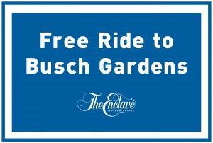 Free ride to Busch Gardens