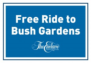 Free Ride to Busch Gardens