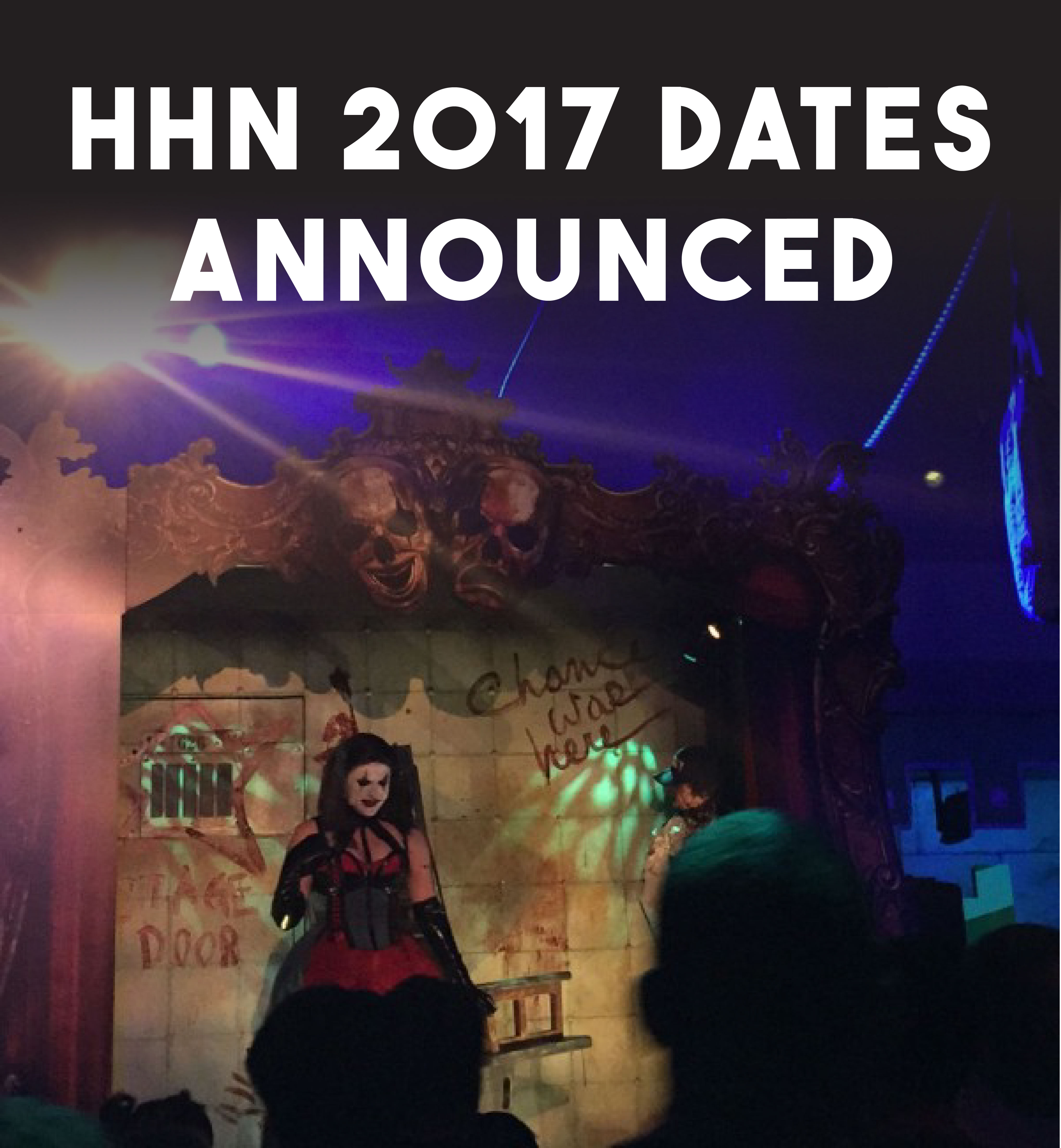 HHN 2017 Dates Announced