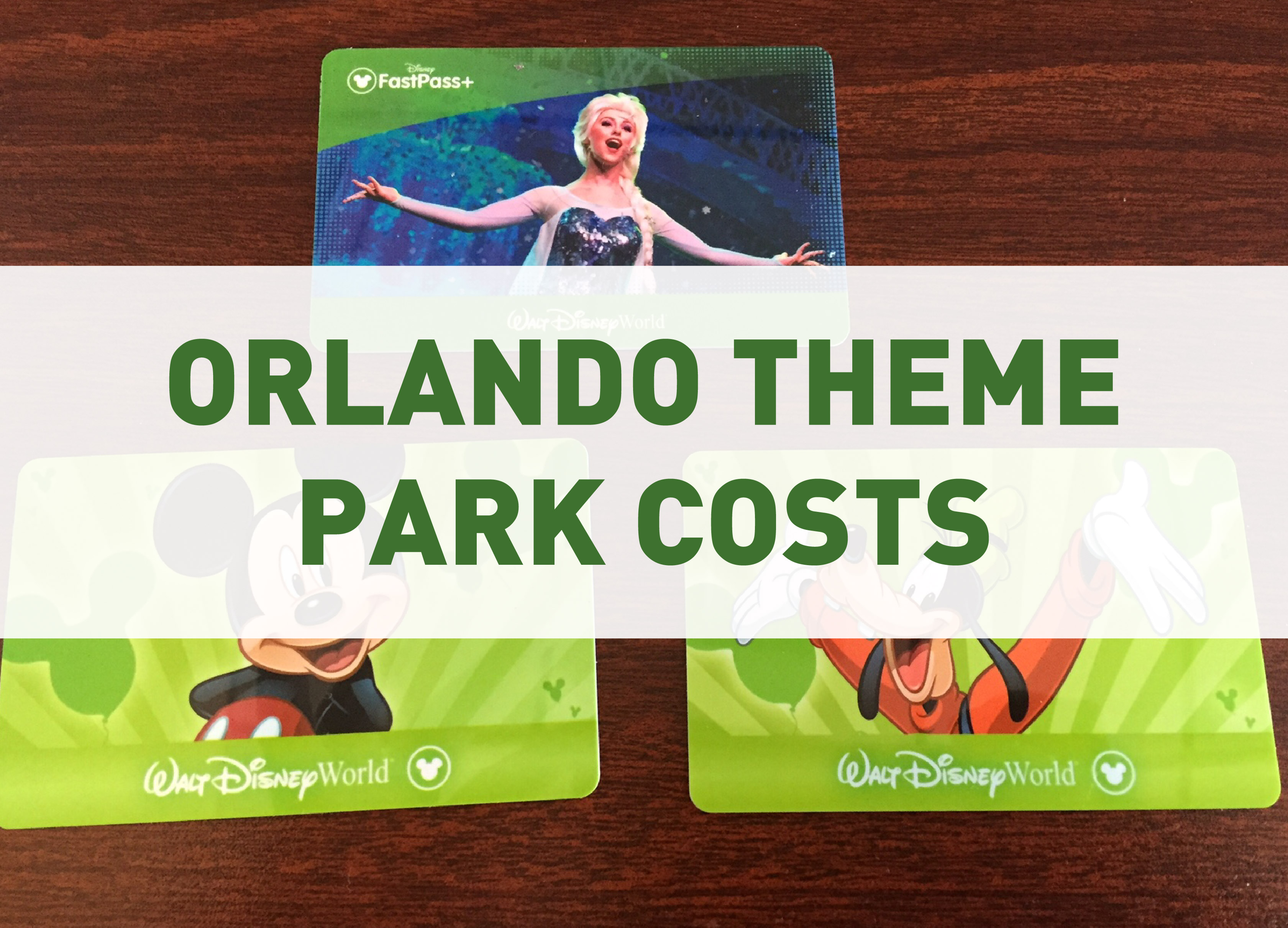 Orlando Theme Park Costs
