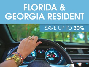 Florida & Georgia residents save up to 30%