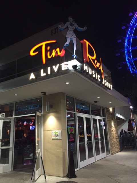 entrance to Tin Roof