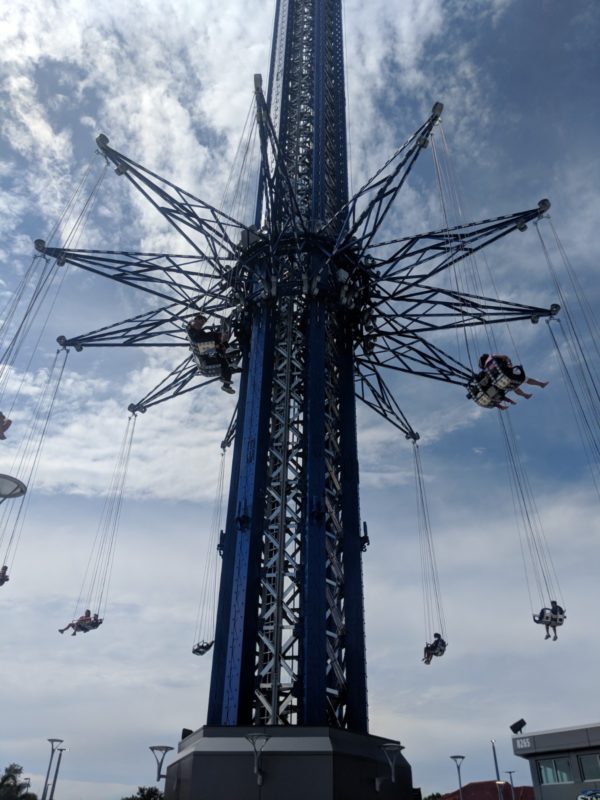 People riding StarFlyer swing ride