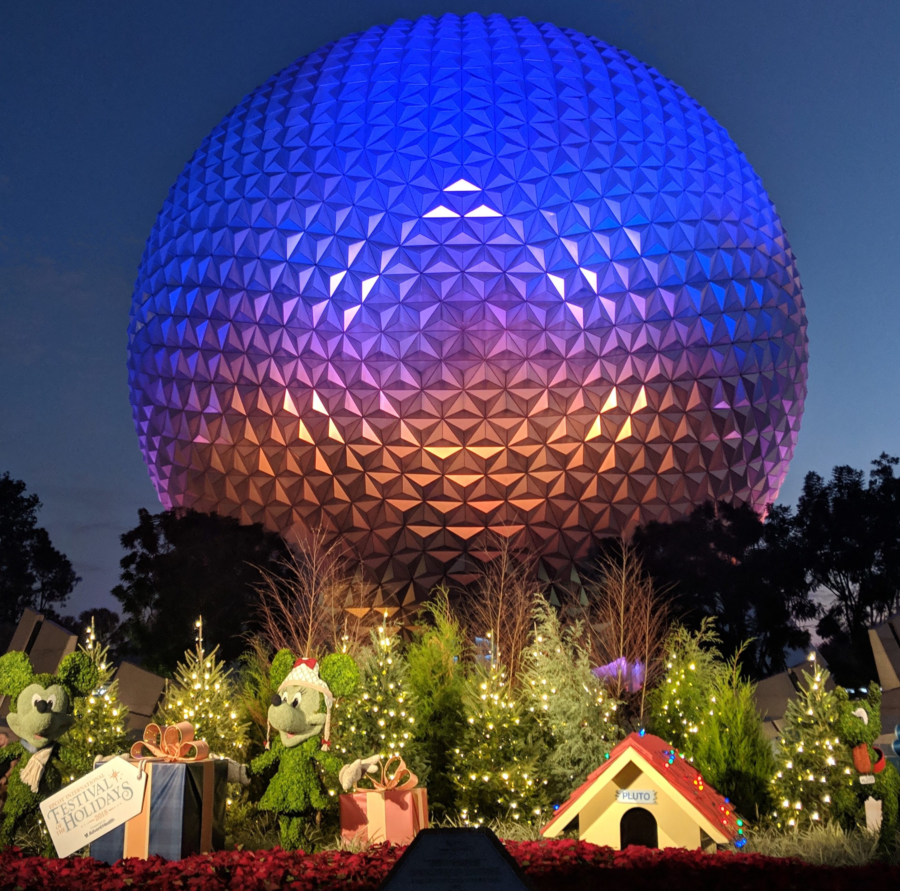 Top 105+ Images what time does the epcot ball light up Full HD, 2k, 4k