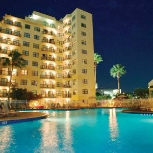 Pool at night