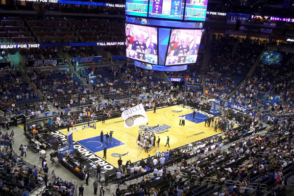 Orlando Magic basketball court