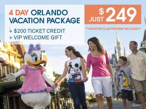 4 Day Orlando Package $249