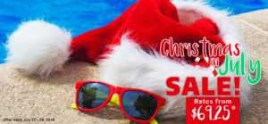 Christmas in July Sale